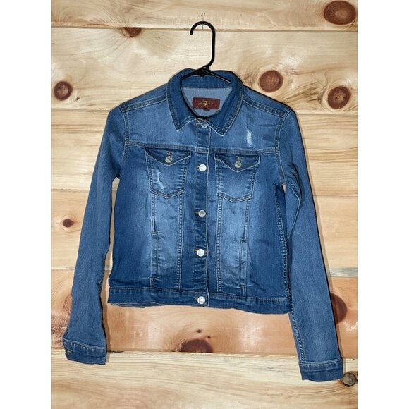 7 for all mankind classic Jean jacket. Youth XL - Picture 1 of 4